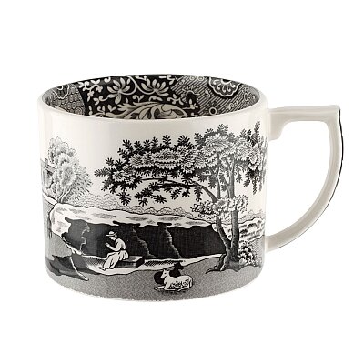 Spode Black Italian Çay Fincanı ve Tabağı 280 ml - 3