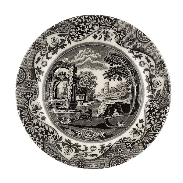 Spode Black Italian Çay Fincanı ve Tabağı 280 ml - 4