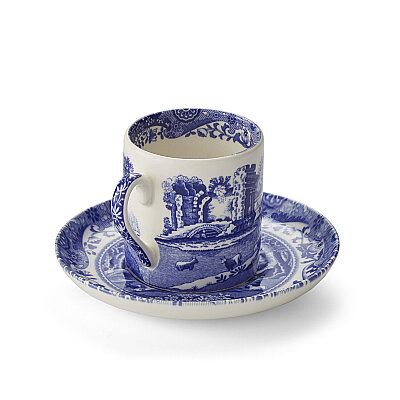 Spode Blue Italian 4lü Kahve Fincanı ve Tabağı Seti - 90 ml - 5