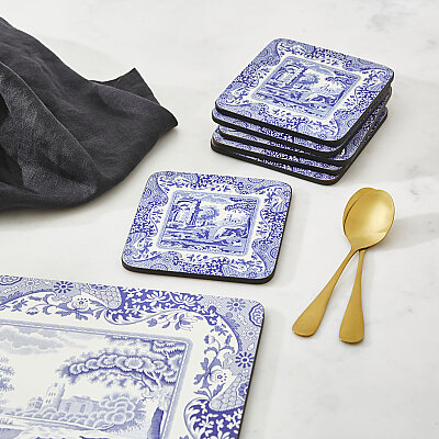 Spode Blue Italian 6'lı Bardak Altlığı Seti 10 cm (1)