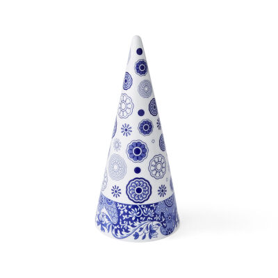 Spode Blue Italian Porselen Ağaç Süsü 25 cm