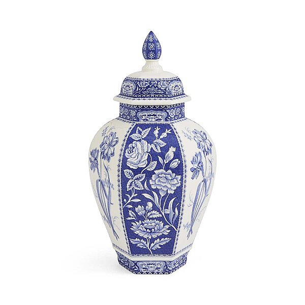 Spode British Flowers Kapaklı Dekoratif Vazo 38 cm - 3
