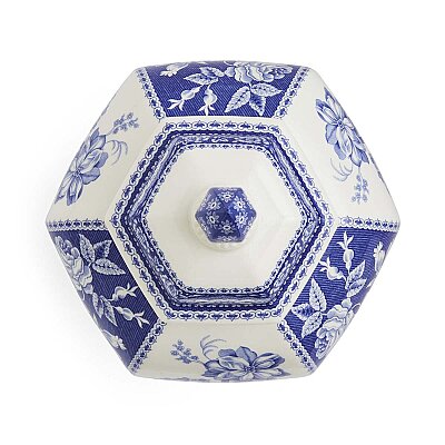 Spode British Flowers Kapaklı Dekoratif Vazo 38 cm - 6