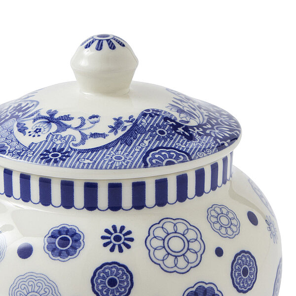 Spode Brocato Kapaklı Dekoratif Vazo - 13 cm - 4
