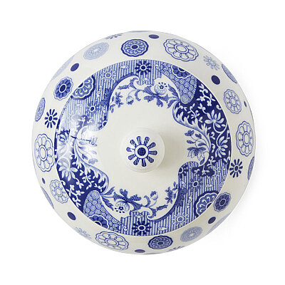 Spode Brocato Kapaklı Dekoratif Vazo - 13 cm - 5