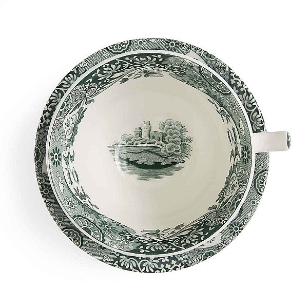 Spode Heritage 4lü Green Büyük Boy Çay Fincanı ve Tabağı Seti 280 ml - 6