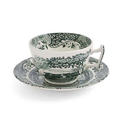 Spode Heritage 4lü Green Çay Fincan ve Tabağı Seti 200 ml - 3