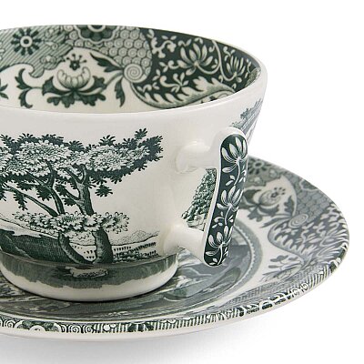 Spode Heritage 4lü Green Çay Fincan ve Tabağı Seti 200 ml - 5