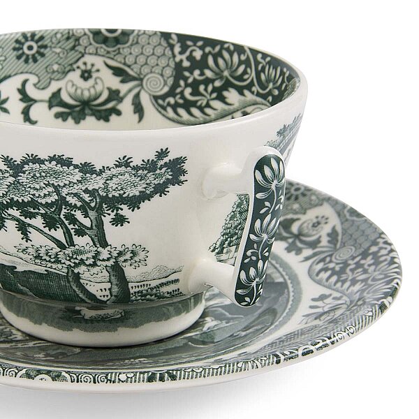 Spode Heritage 4lü Green Çay Fincan ve Tabağı Seti 200 ml - 5