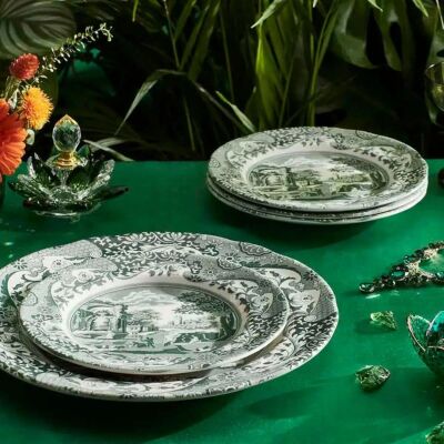 Spode Heritage 4lü Green Ekmek Tabağı Seti 15 cm (1)