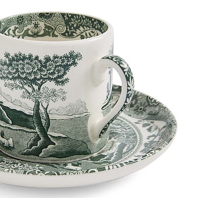 Spode Heritage 4lü Green Espresso Fincanı & Tabağı Seti 90 ml - 3