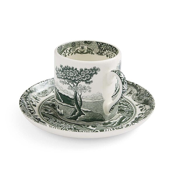 Spode Heritage 4lü Green Espresso Fincanı & Tabağı Seti 90 ml - 4