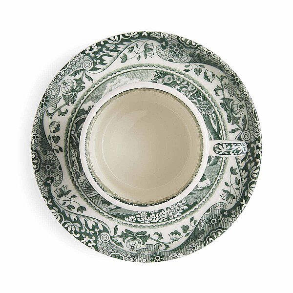 Spode Heritage 4lü Green Espresso Fincanı & Tabağı Seti 90 ml - 5