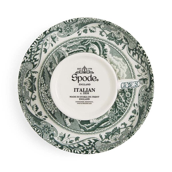 Spode Heritage 4lü Green Espresso Fincanı & Tabağı Seti 90 ml - 6