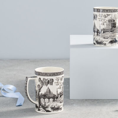 Spode Heritage 4lü Rome Porselen Kupa Seti - 340 ml - 4