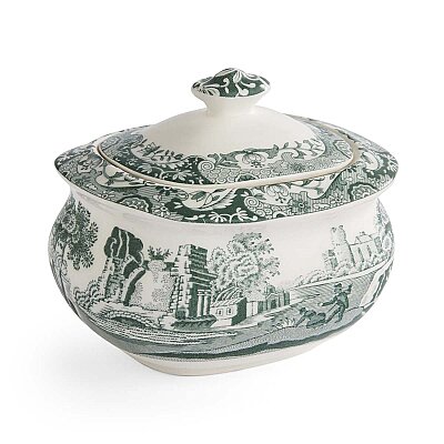 Spode Heritage Green Kapaklı Şekerlik 250 ml - 3