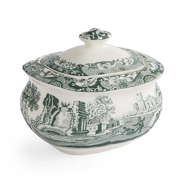 Spode Heritage Green Kapaklı Şekerlik 250 ml - 3