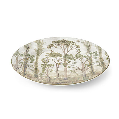 Spode Kit Kemp Tall Trees Oval Sunum Tabağı 36 cm (1)