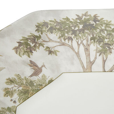 Spode Kit Kemp Tall Trees Sekizgen Sunum Tabağı 36 cm - 4