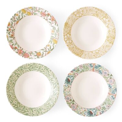 Spode Morris & Co. 26 cm 4'lü Makarna Tabağı Seti