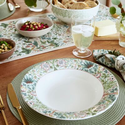 Spode Morris & Co. 26 cm 4'lü Makarna Tabağı Seti - 5