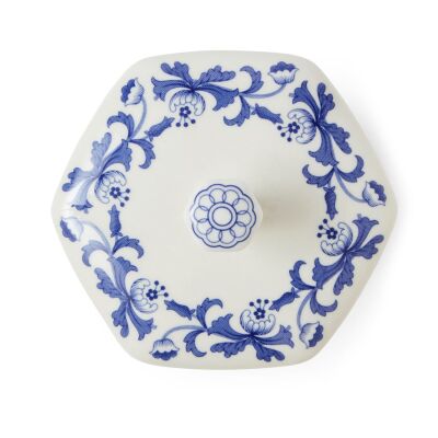 Spode Steccato 13 cm Kapaklı Vazo - 5