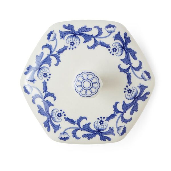 Spode Steccato 13 cm Kapaklı Vazo - 5