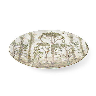 Spode Tall Trees 4lü Porselen Tabak Seti  22 cm (1)