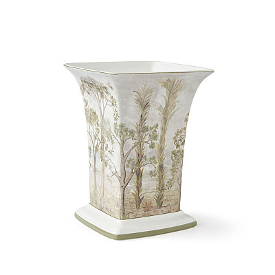 Spode Tall Trees Kare Porselen Vazo 20 cm