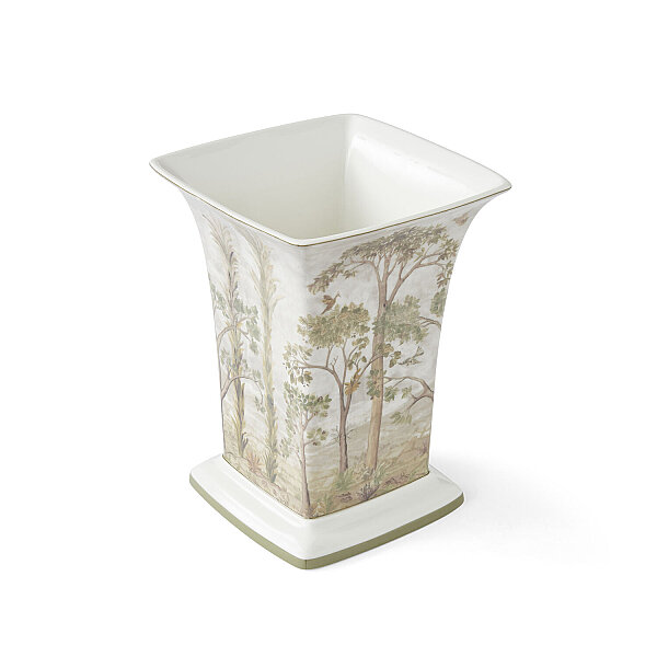 Spode Tall Trees Kare Porselen Vazo 20 cm - 2