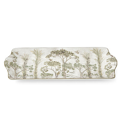 Spode Tall Trees Porselen Baton Sunum Tabağı 34 cm (1)