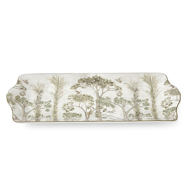 Spode Tall Trees Porselen Baton Sunum Tabağı 34 cm - 2