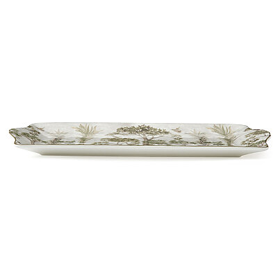 Spode Tall Trees Porselen Baton Sunum Tabağı 34 cm - 3