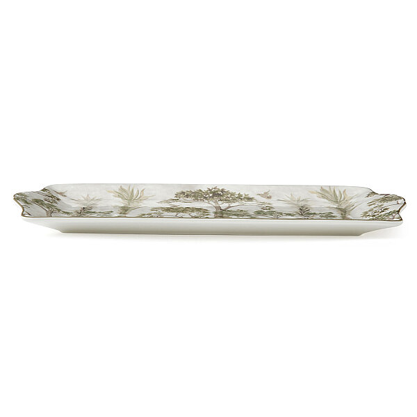 Spode Tall Trees Porselen Baton Sunum Tabağı 34 cm - 3