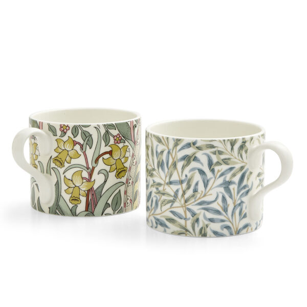 Spode x Morris & Co. 2'li Porselen Kupa Seti 340 ml - 4
