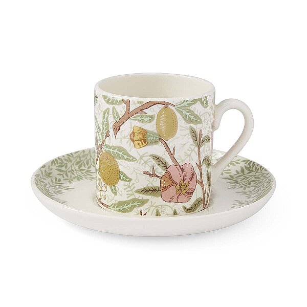 Spode x Morris & Co. 4'lü Espresso Fincan & Tabak Seti 90 ml - 4