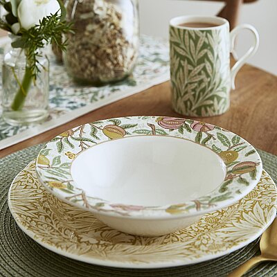 Spode x Morris & Co. 4'lü Karışık Desenli Kase Seti 19 cm - 3