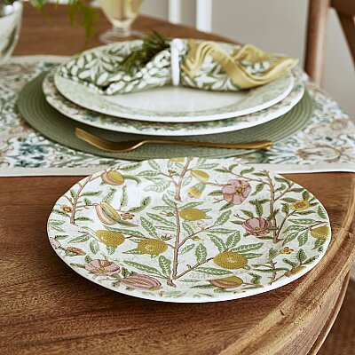 Spode x Morris & Co. 4'lü Karışık Desenli Tabak Seti 23 cm (1)