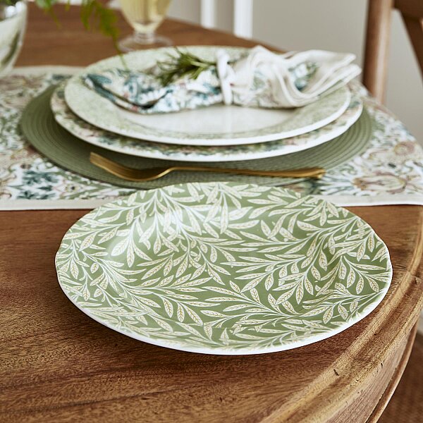 Spode x Morris & Co. 4'lü Karışık Desenli Tabak Seti 23 cm - 5