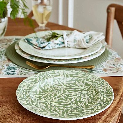 Spode x Morris & Co. 4'lü Standen Yemek Tabağı Seti 28 cm (1)