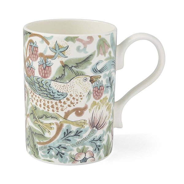 Spode x Morris & Co. 4'lü Strawberry Thief Kupa Seti 340 ml - 1