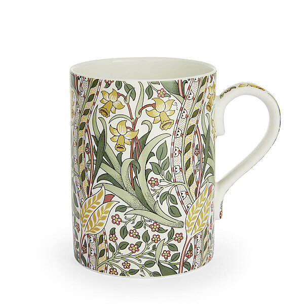 Spode x Morris & Co. 6lı Daffodil Fine Bone China Kupa Seti 340 ml - 1