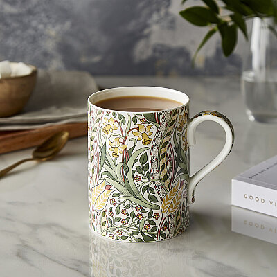 Spode x Morris & Co. 6lı Daffodil Fine Bone China Kupa Seti 340 ml (1)