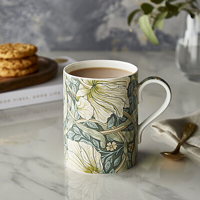 Spode x Morris & Co. 6lı Pimpernel Fine Bone China Kupa Seti 340 ml (1)