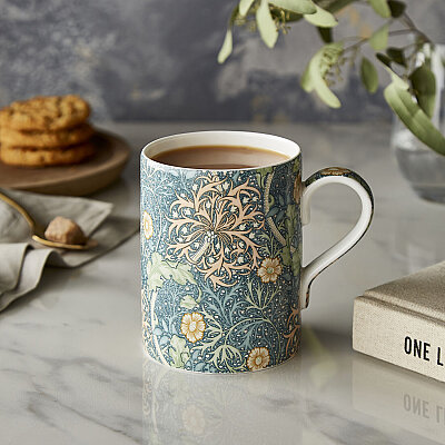 Spode x Morris & Co. 6lı Seaweed Fine Bone China Kupa Seti 340 ml (1)