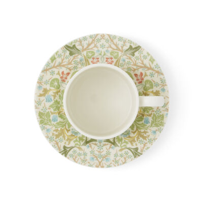 Spode x Morris & Co. Blackthorn Porselen Çay Fincanı & Tabak - 5