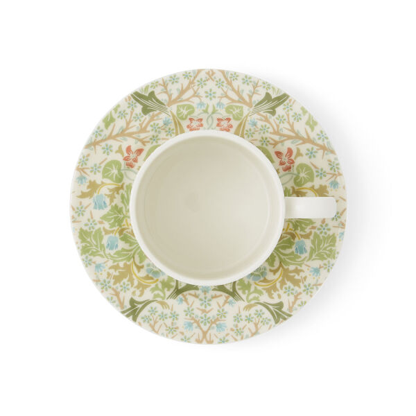 Spode x Morris & Co. Blackthorn Porselen Çay Fincanı & Tabak - 5