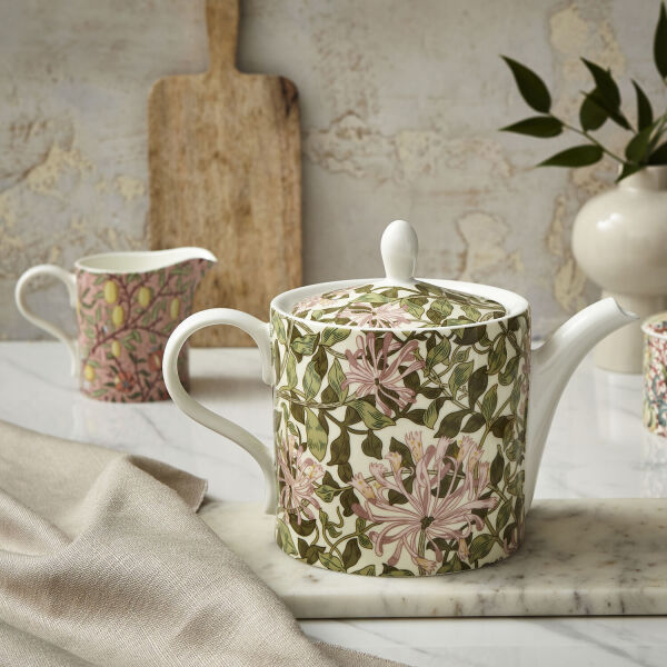 Spode x Morris & Co. Honeysuckle Porselen Demlik 1.1 Litre - 2