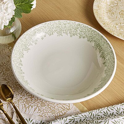 Spode x Morris & Co. Strawberry Thief Büyük Sunum Kasesi 32 cm - 3