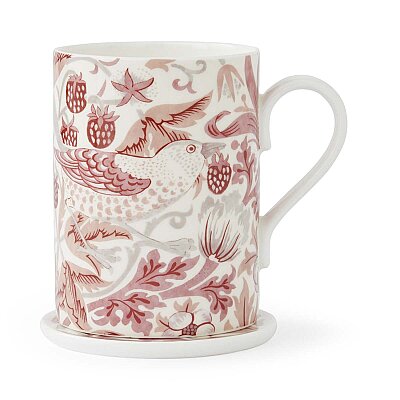 Spode x Morris & Co. Strawberry Thief Kupa & Bardak Altlığı Seti 340 ml - 3